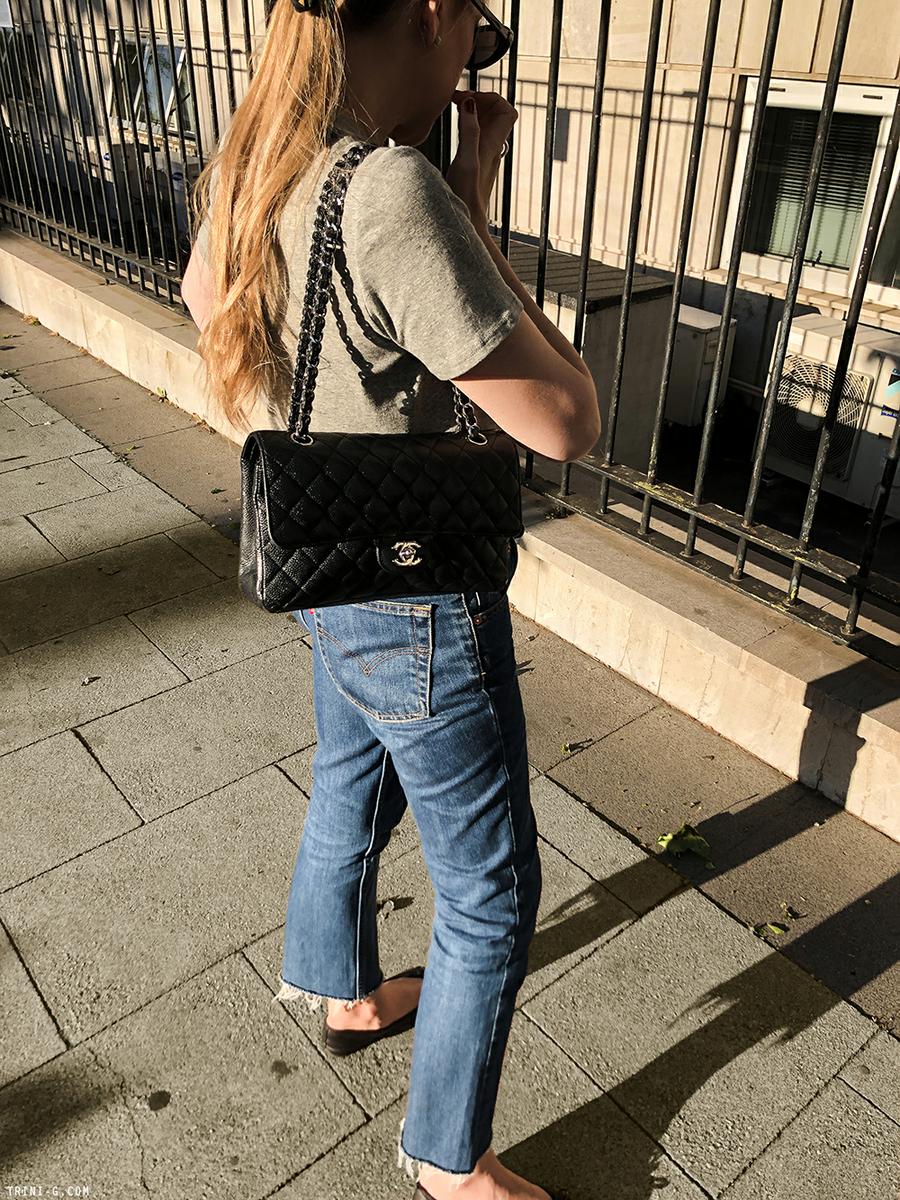 Trini | Levis jeans The Row t-shirt