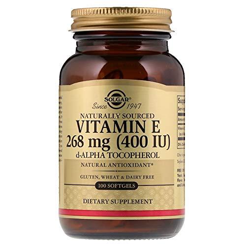 Solgar Vitamina E 268 mg (400 UI) Cápsulas blandas - Envase de 100
