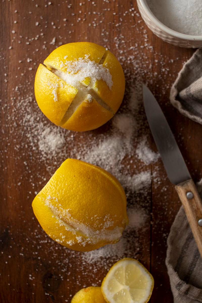 Limones encurtidos marroquíes