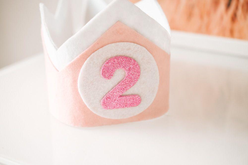 Corona Cumpleaños Fieltro