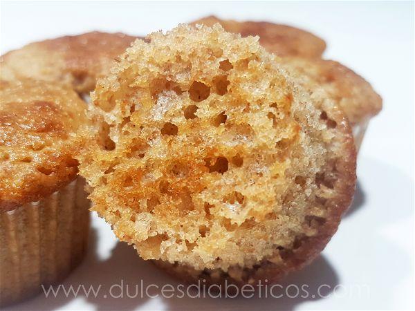 Mini muffins de manzana sin azucar