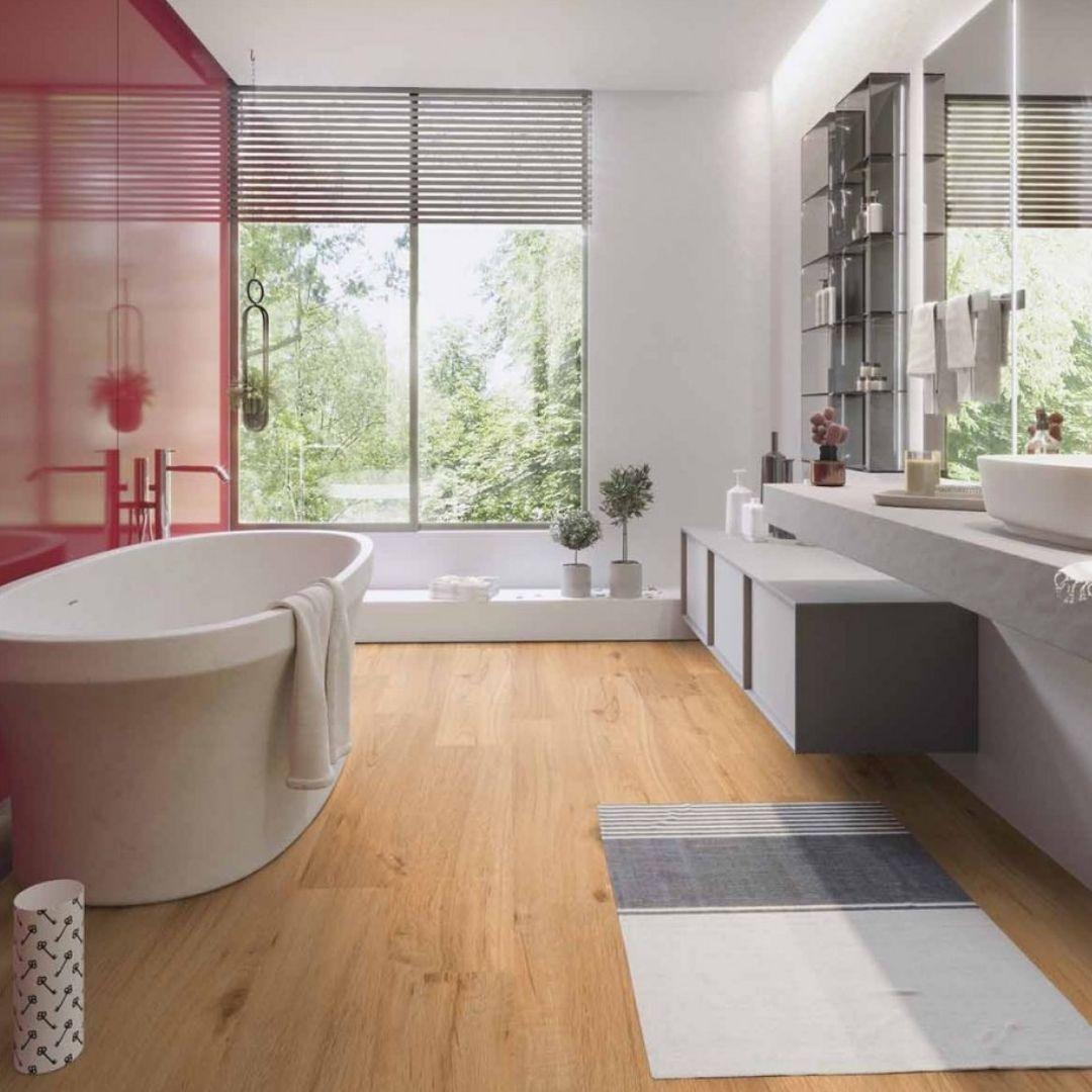 Suelo vinílico rígido para baño