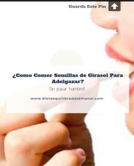 como comer semillas de girasol