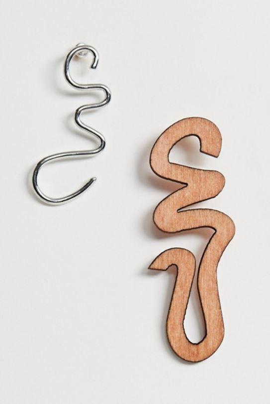 pendientes asimetricos