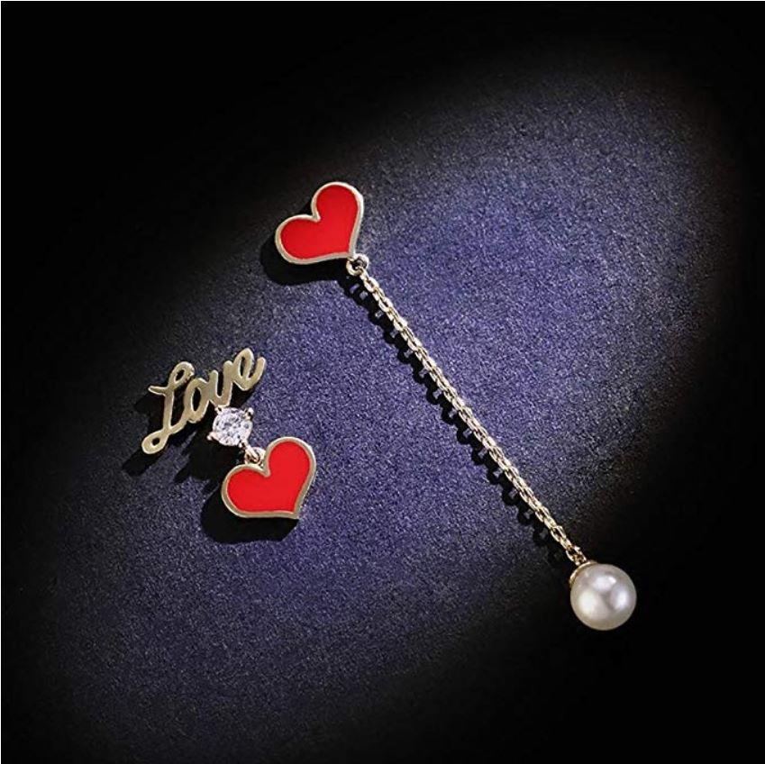 pendientes asimetricos