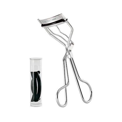 Tweezerman 1034-R - Rizador de pestañas classic con almohadillas de silicona, contiene 3 recambios de almohadillas