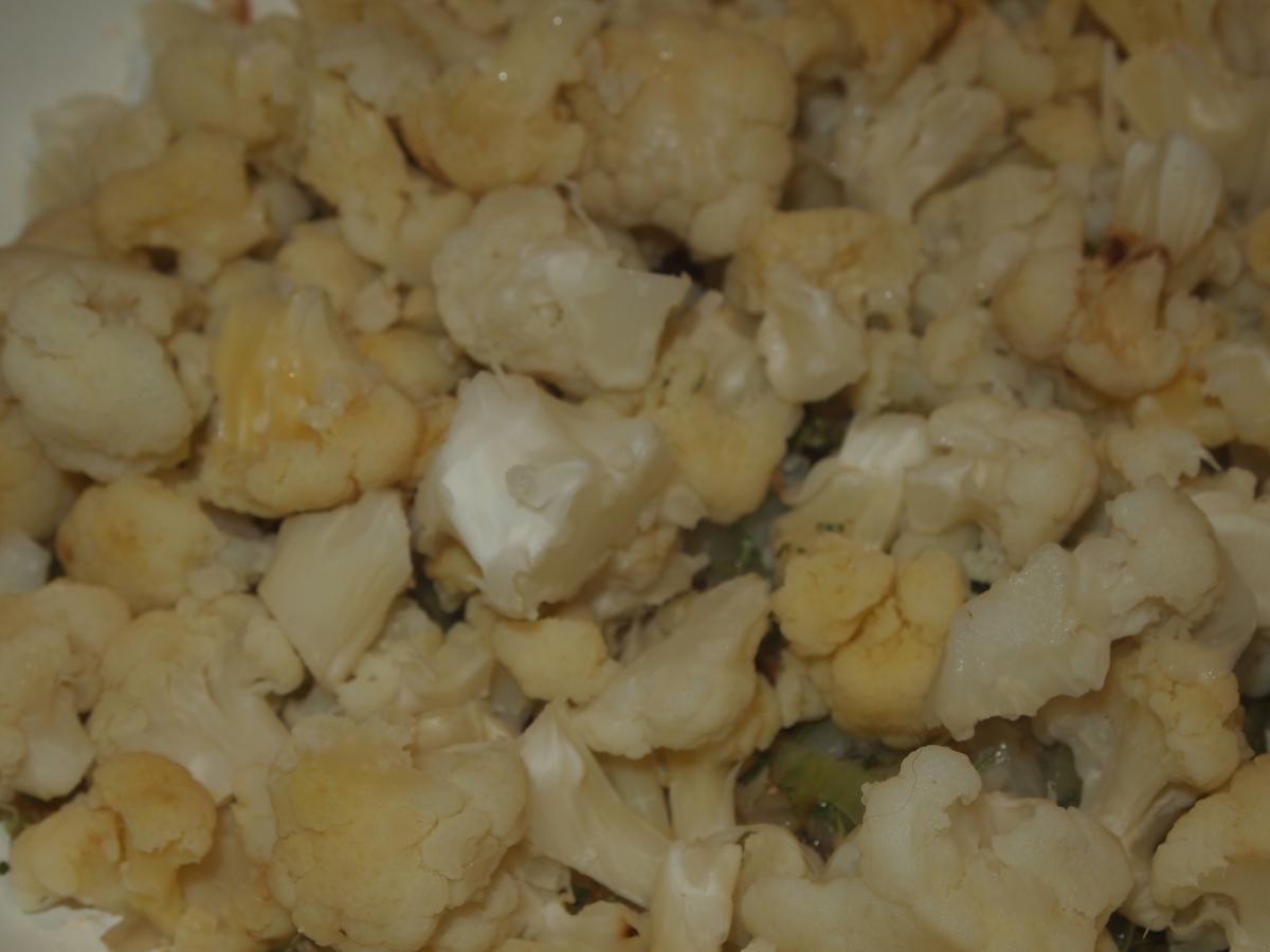 Pastel de coliflor sin gluten y vegano