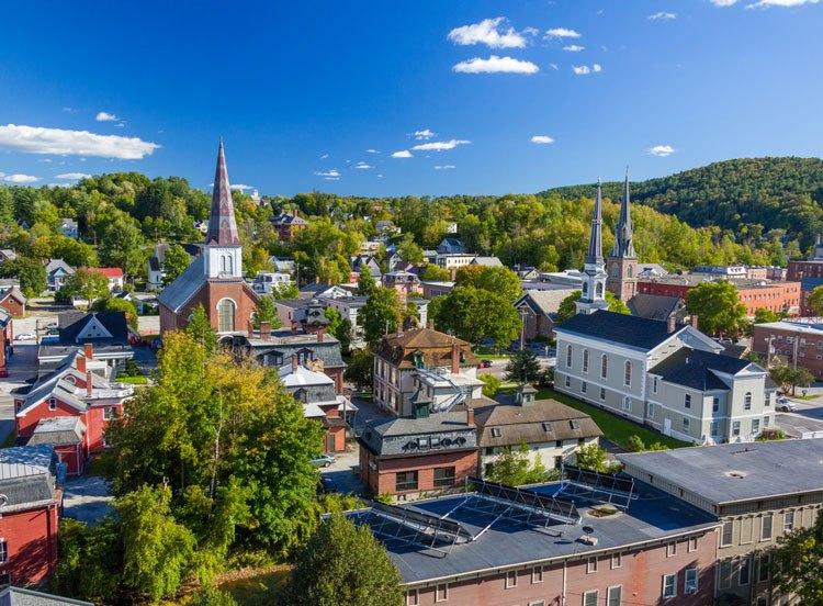 pequeños pueblos de eua: montpelier, vermont