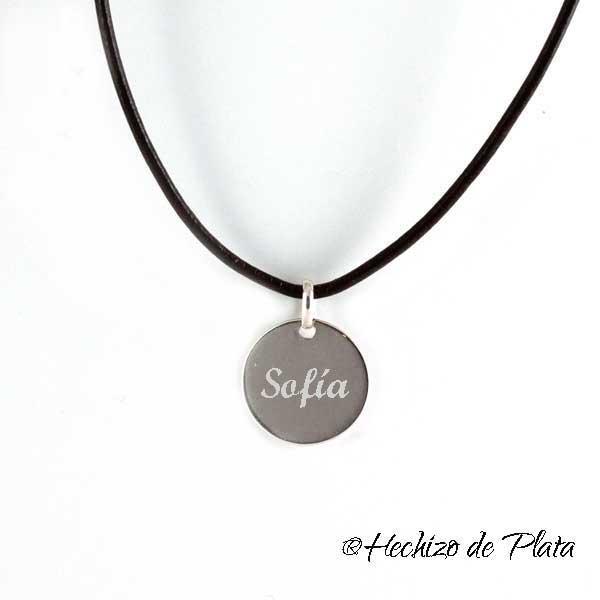 colgante personalizado de Hechizo de Plata Joyería