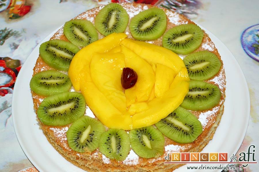 Tarta alegría, desmoldar