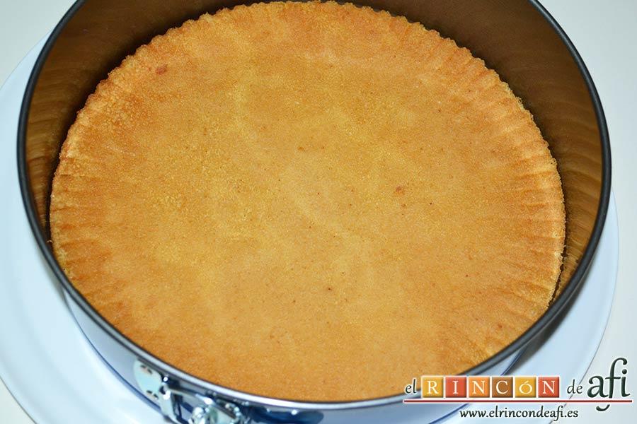 Tarta alegría, preparar el bizcocho genovés