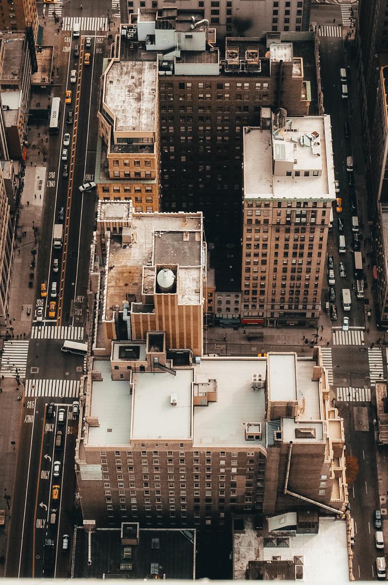 Vista de las calles de Manhattan desde el Empire State Building (Nueva York)