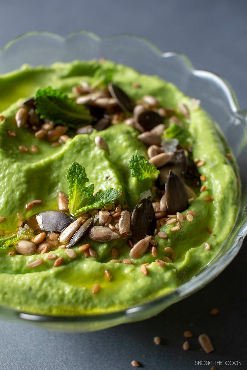 Hummus de Guisantes y Menta