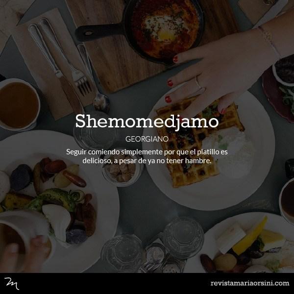 Shemomedjamo - Palabras deliciosas sin traducción