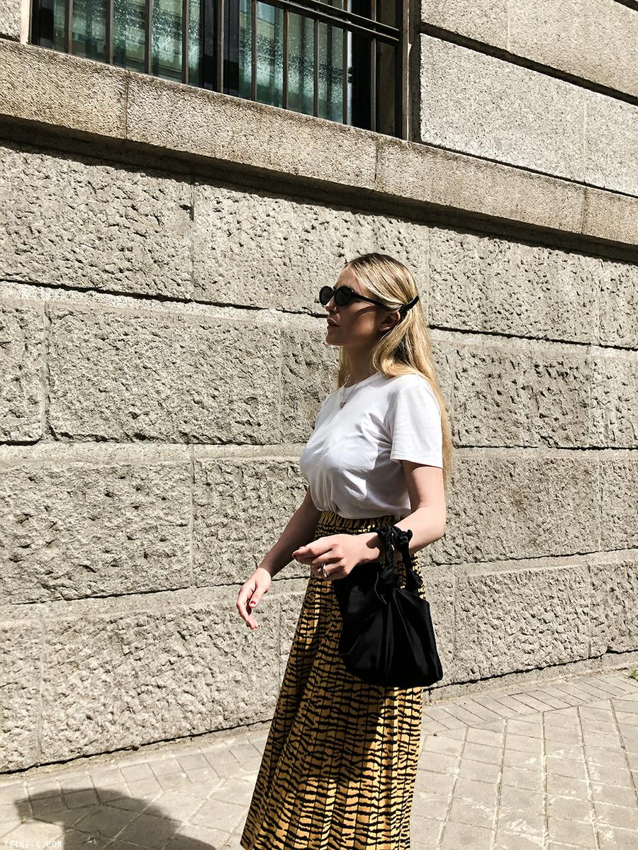 Trini | Proenza Schouler skirt The Row t-shirt