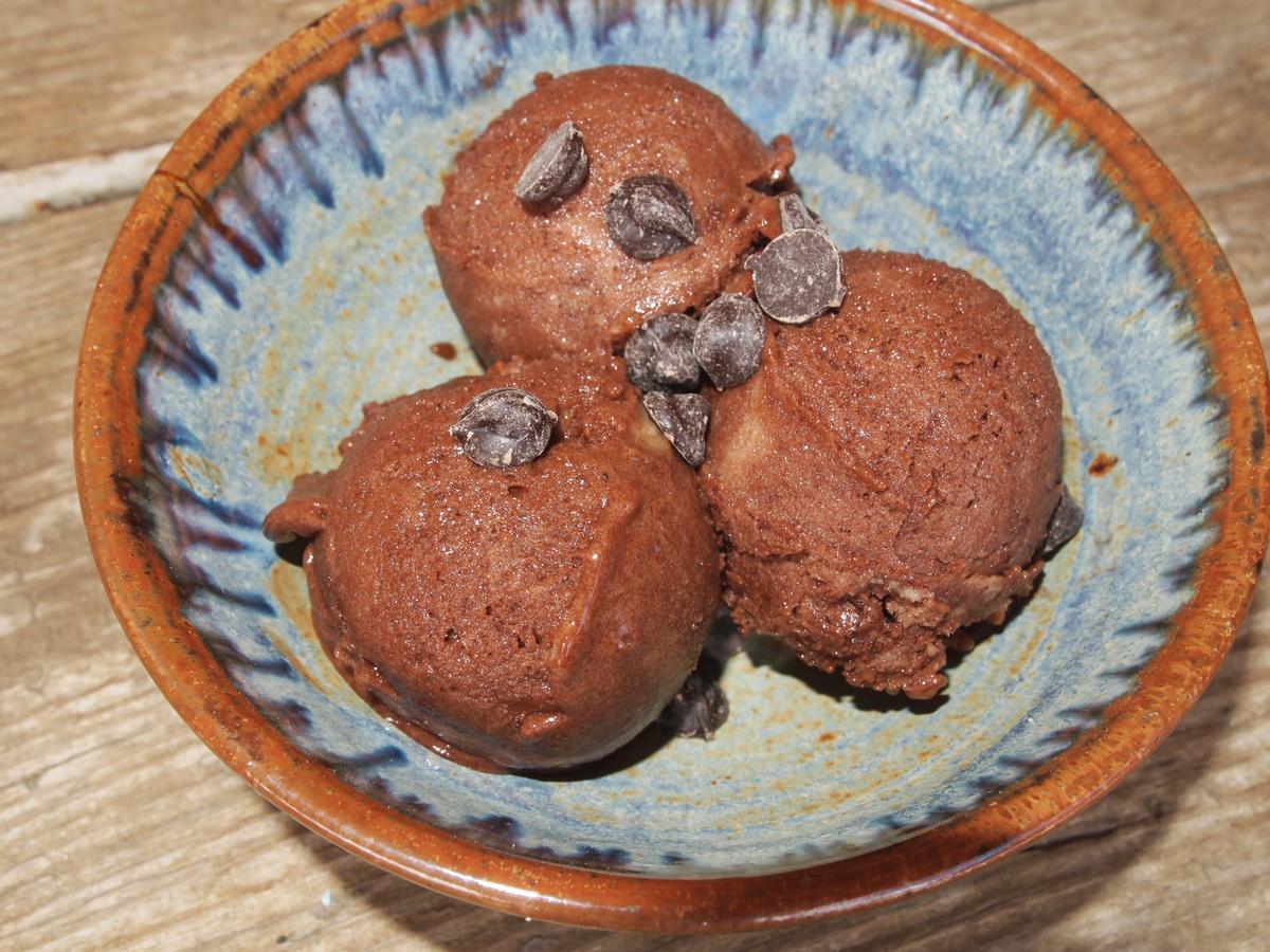 Helado exprés saludable, vegano, sin azúcar ni gluten