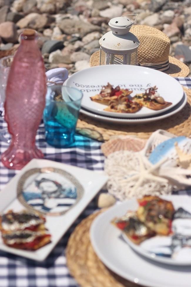 Una mesa en la playa