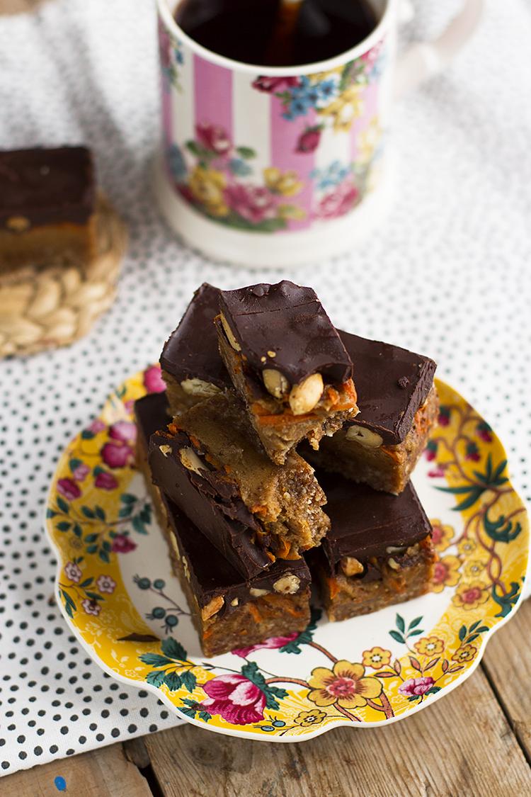 Barritas Snickers Carrot Cake Energéticas sencillas y adictivas