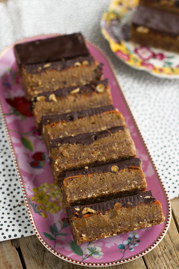 Barritas Snickers Carrot Cake Energéticas sencillas y adictivas