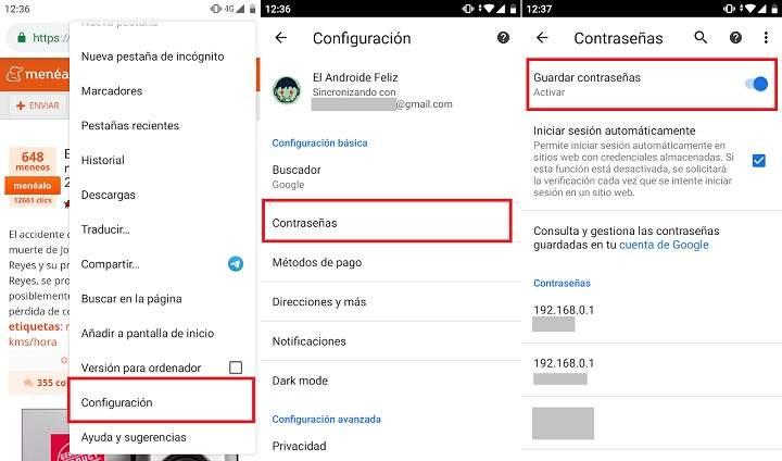 Cómo ver las contraseñas recordadas en Google Chrome desde el navegador y cómo eliminarlas borrarlas exportarlas a excel no recordar nunca y otros