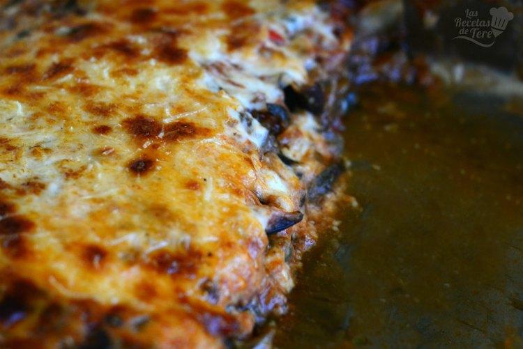 Lasaña de berenjenas y carne picada 01