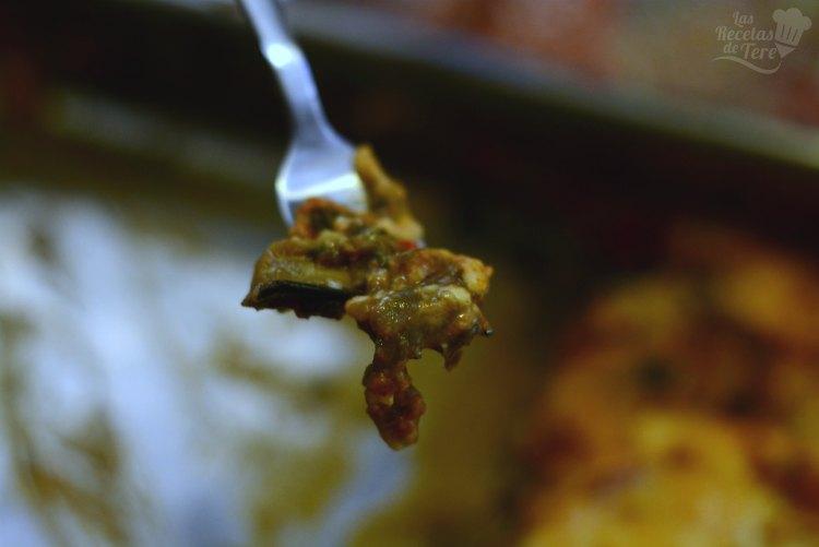 Lasaña de berenjenas y carne picada 03