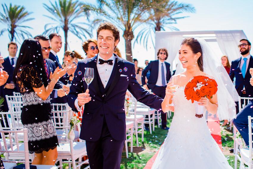 sustituir arroz en las bodas