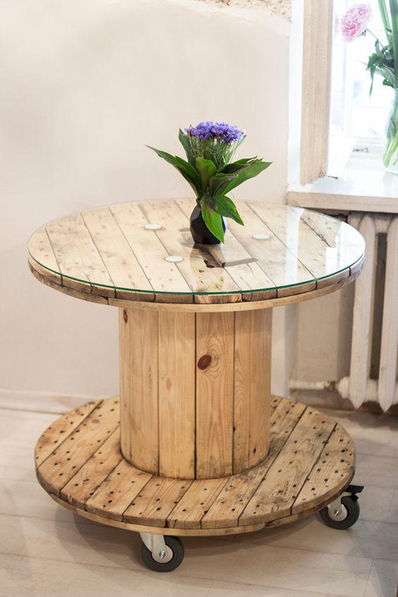 mesas de bobinas de cable