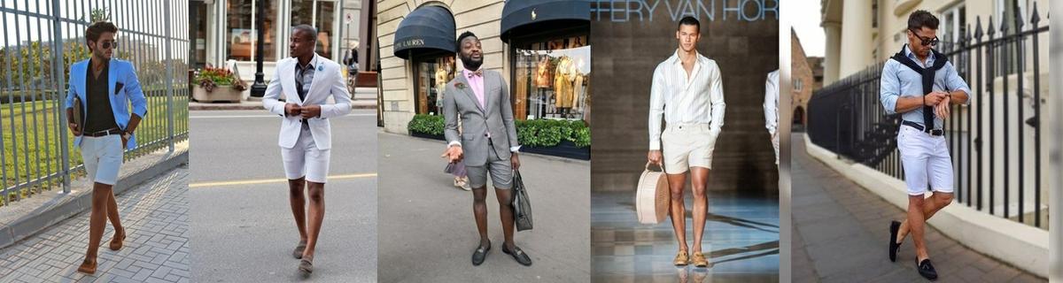 Calzado Masculino para llevar con Pantalones Cortos