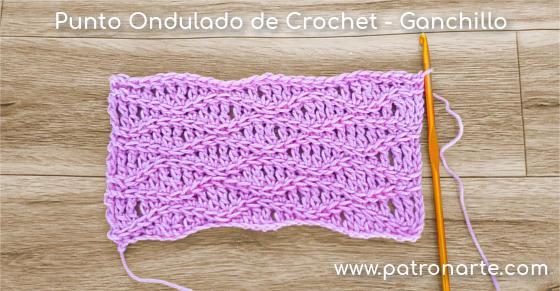 Punto Ondulado de Crochet - Ganchillo blog