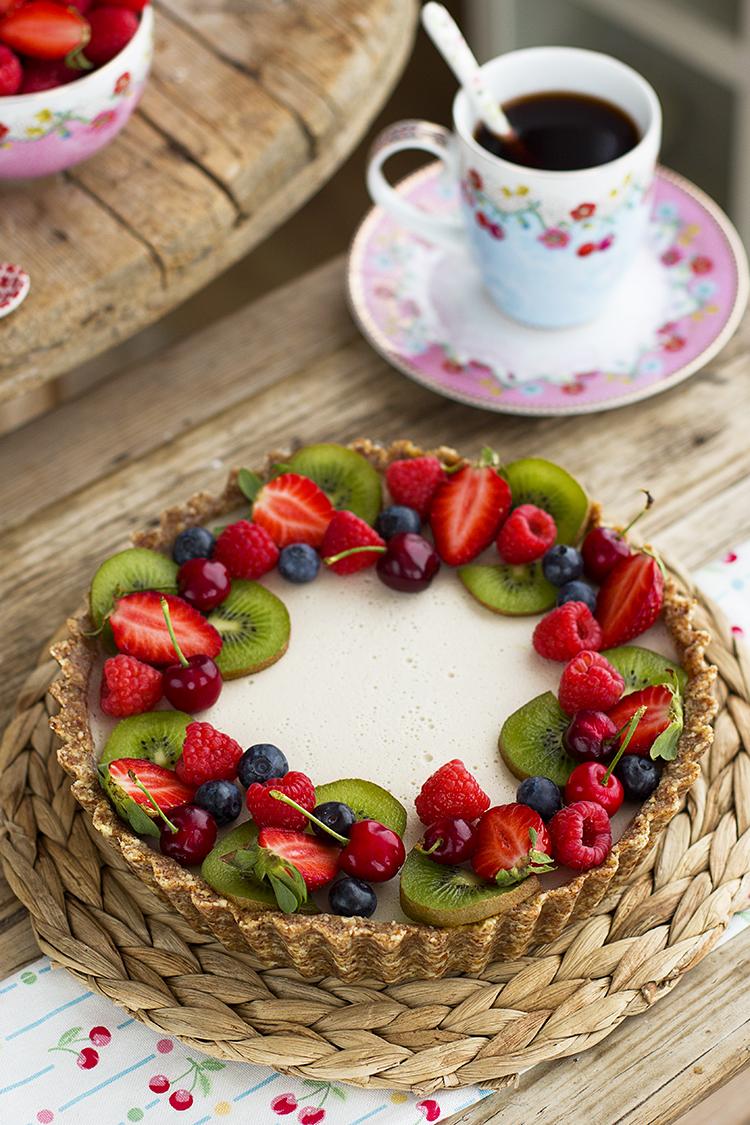 Tarta de Vainilla Vegana Saludable sencilla y tremenda