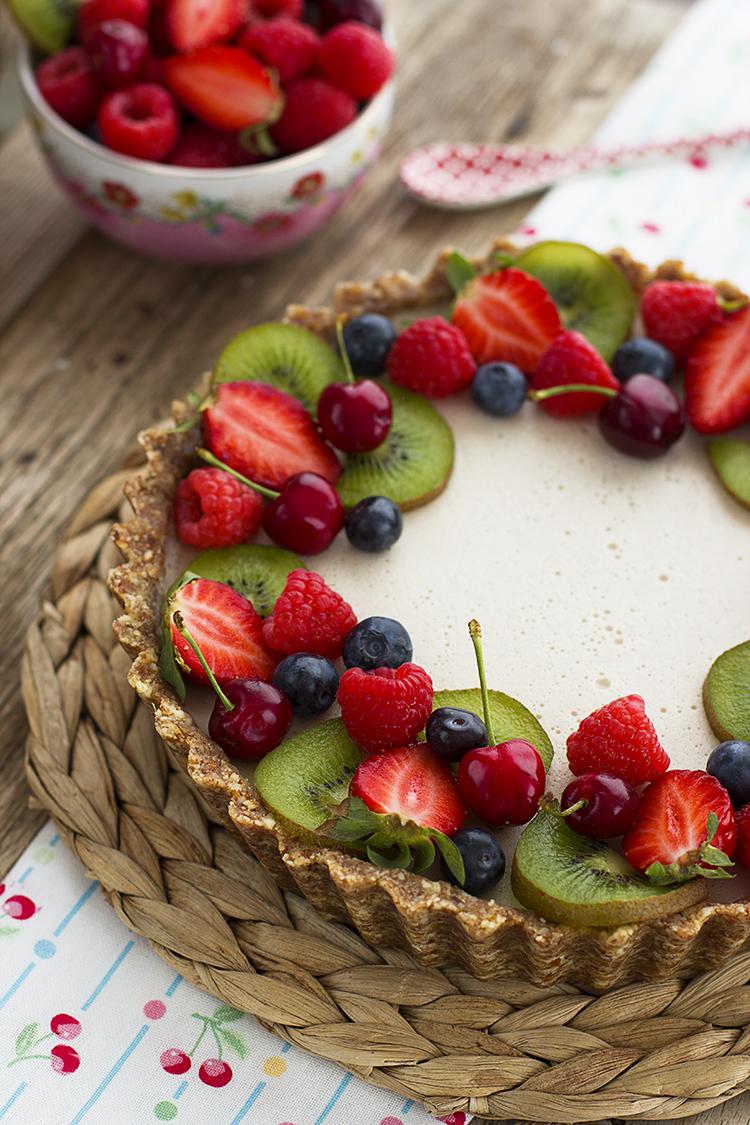 Tarta de Vainilla Vegana Saludable sencilla y tremenda