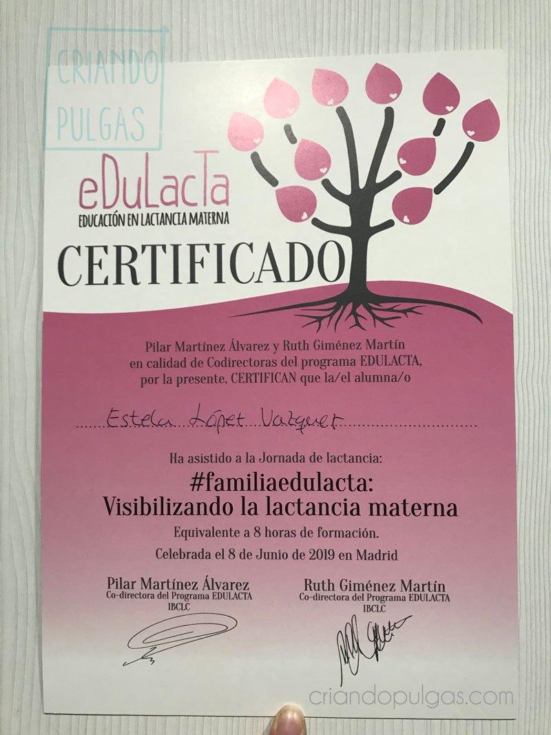 certificado de aprovechamiento jornada eDulacta
