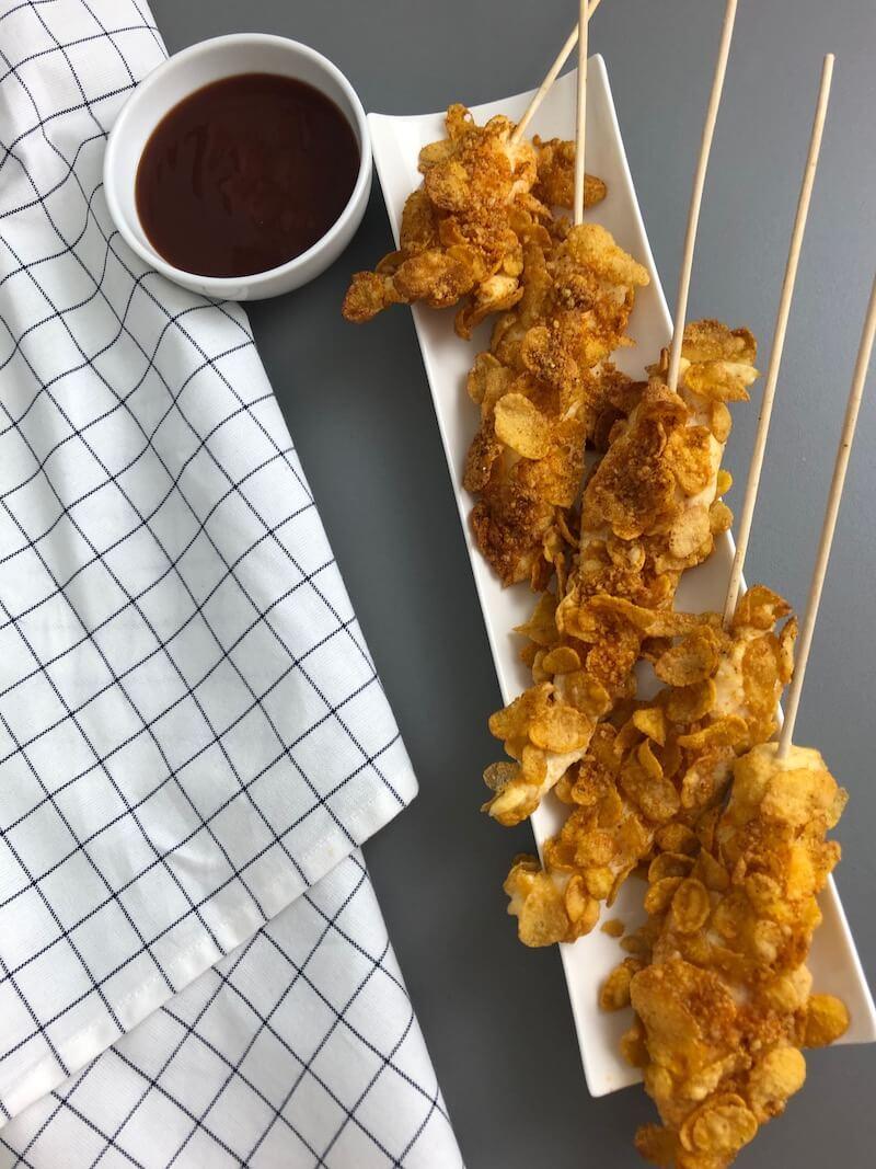 Fingers de pollo saludables sin gluten sin huevo