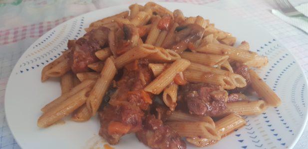 Macarrones con costilla ibérica. Patricienta Cook (5)