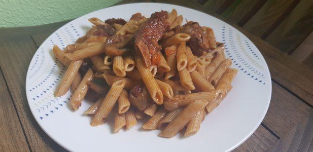 Macarrones con costilla ibérica. Patricienta Cook (4)