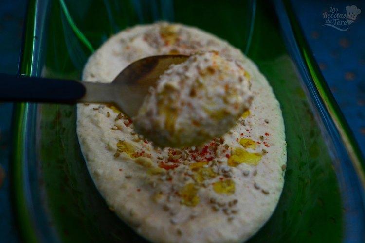 Hummus de garbanzo casero