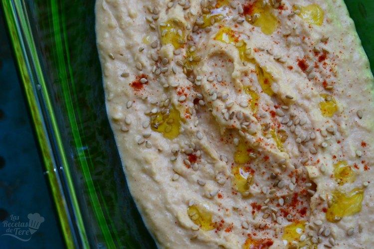 Hummus de garbanzo casero
