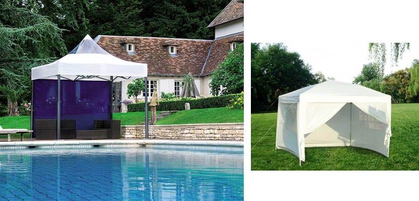 Carpas plegables con paredes