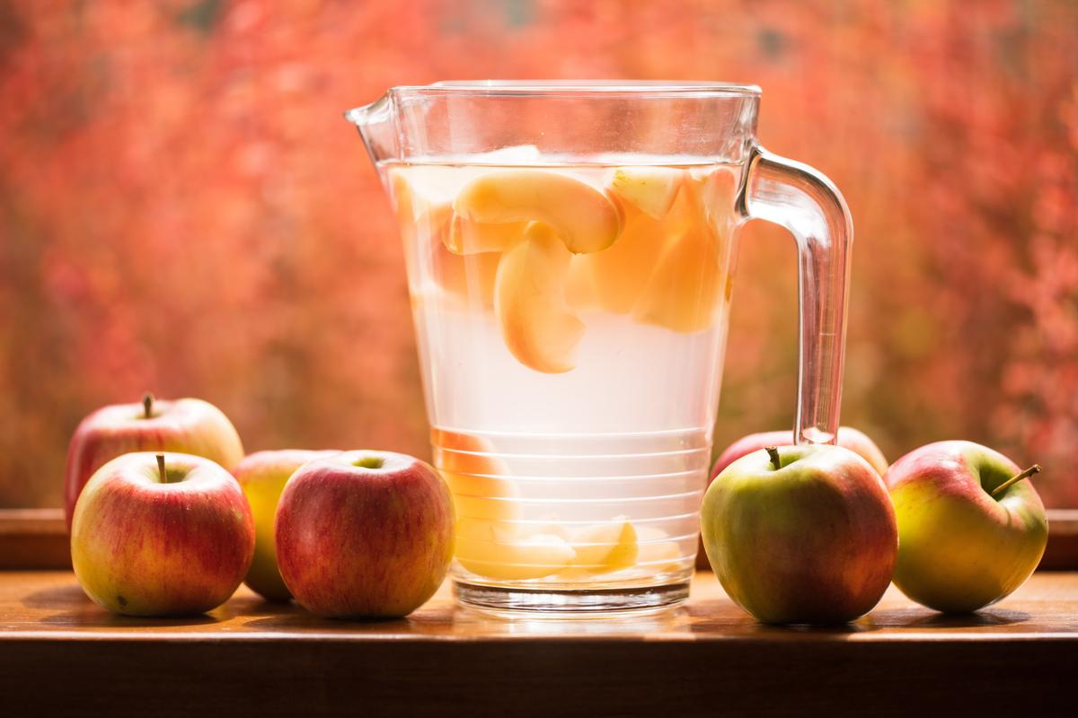 agua de manzana