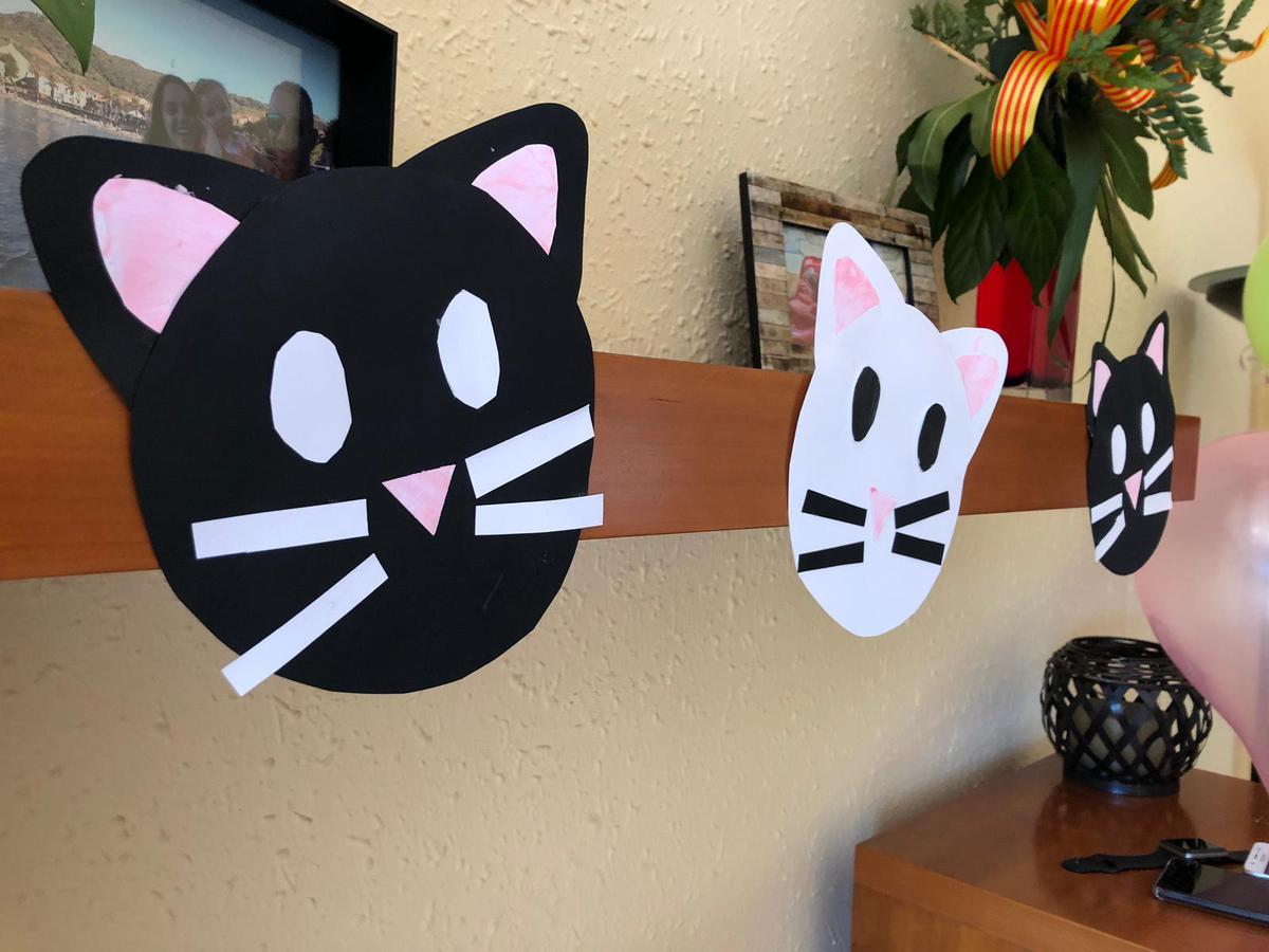 cumpleaños a tema gato