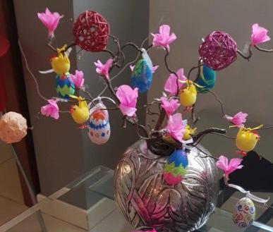 manualidades pascua huevos pintura