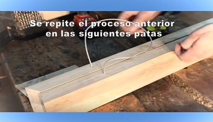Proceso de construcción de caballete 
