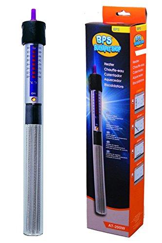 BPS (R) Calentador Sumergible para Pecera 50W - 22.3cm para Acuario Tanque de Pescados BPS-6051