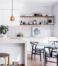 Azulejos: ejemplos para colocar en la cocina | Decoración