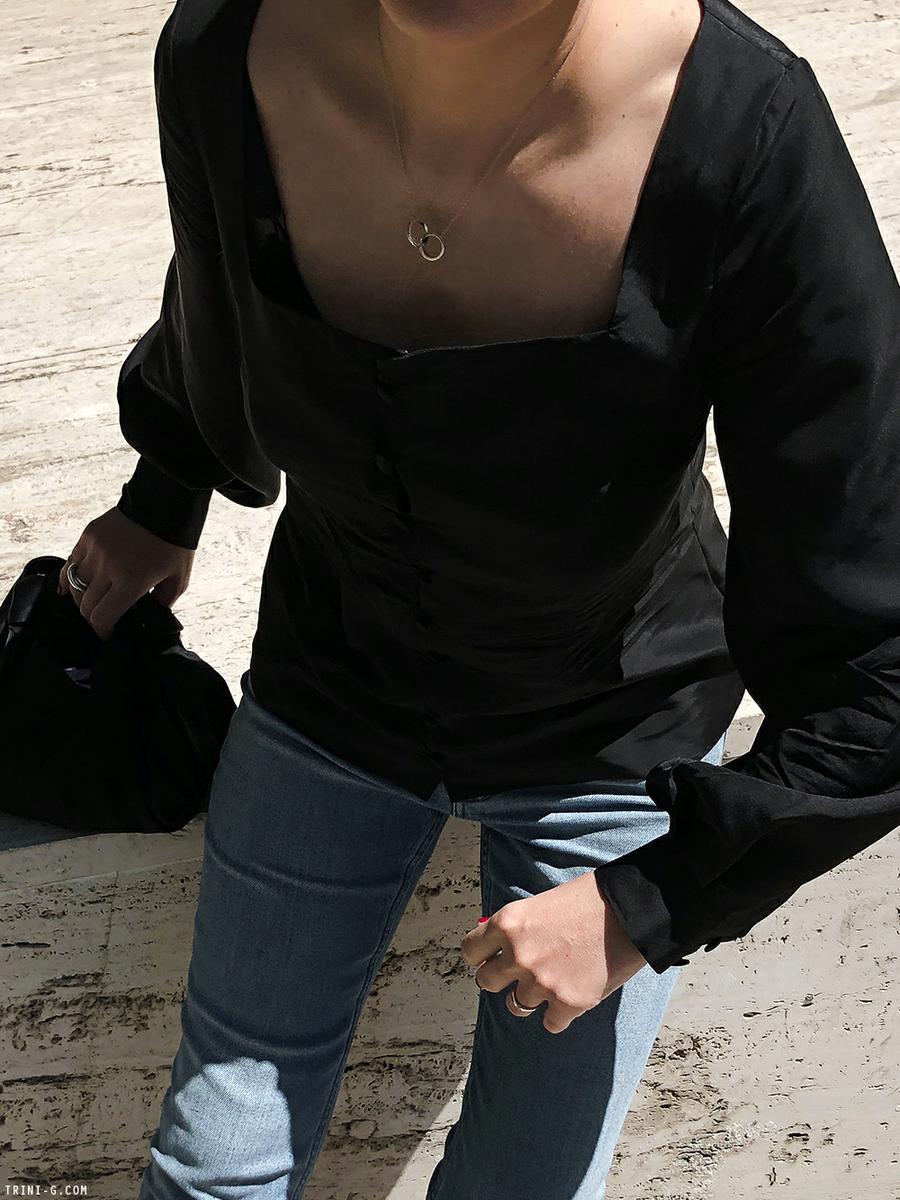 Trini | Deitas top Acne Studios jeans