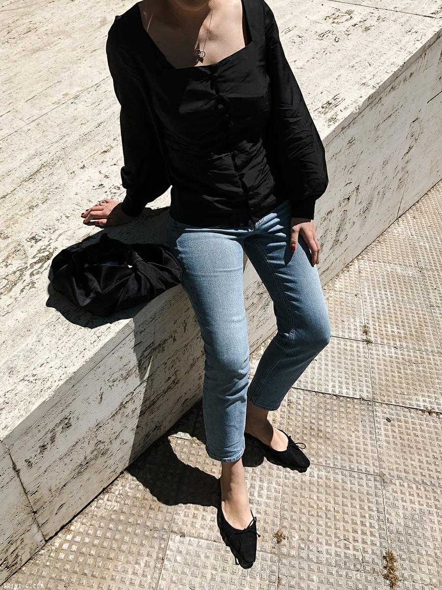 Trini | Deitas top Acne Studios jeans