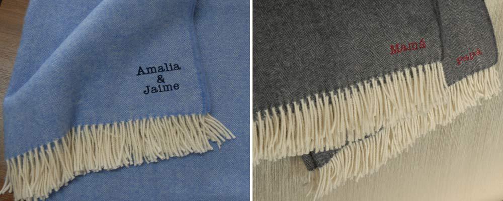 Mantas personalizadas nombre