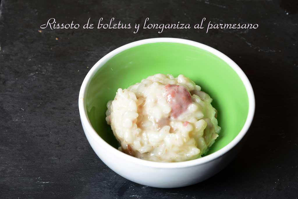 Aperitivos de boda. Rissoto de boletus