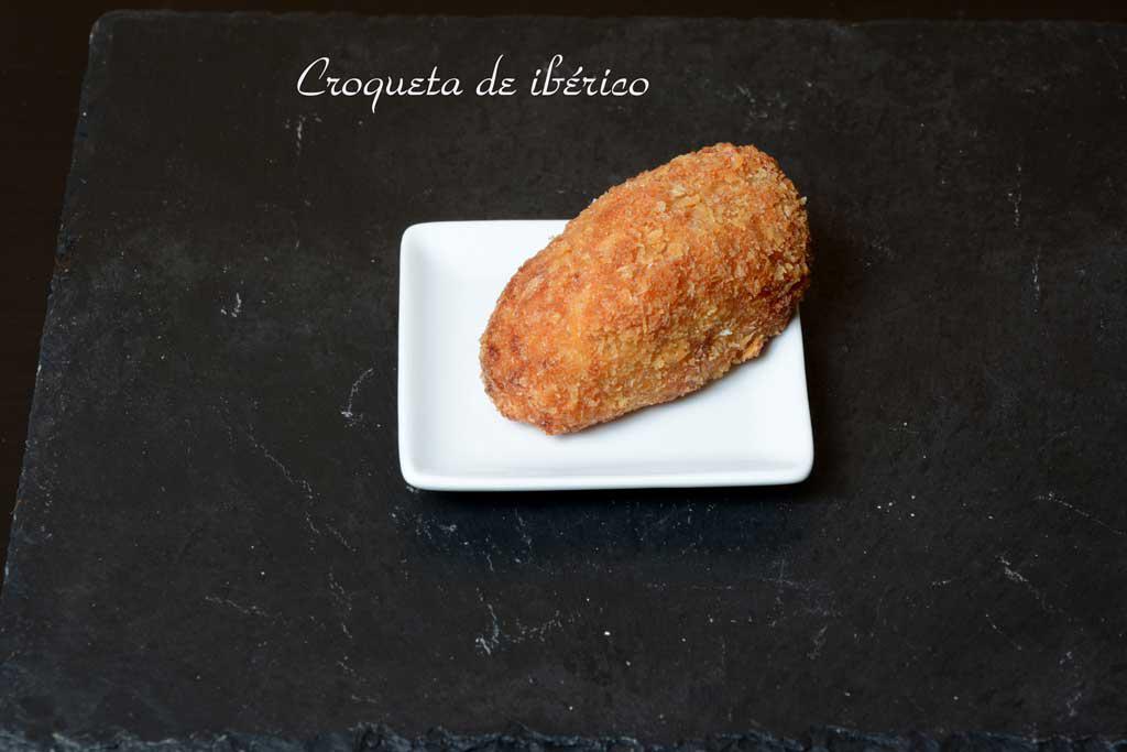 Aperitivos de boda. Croqueta de Ibérico
